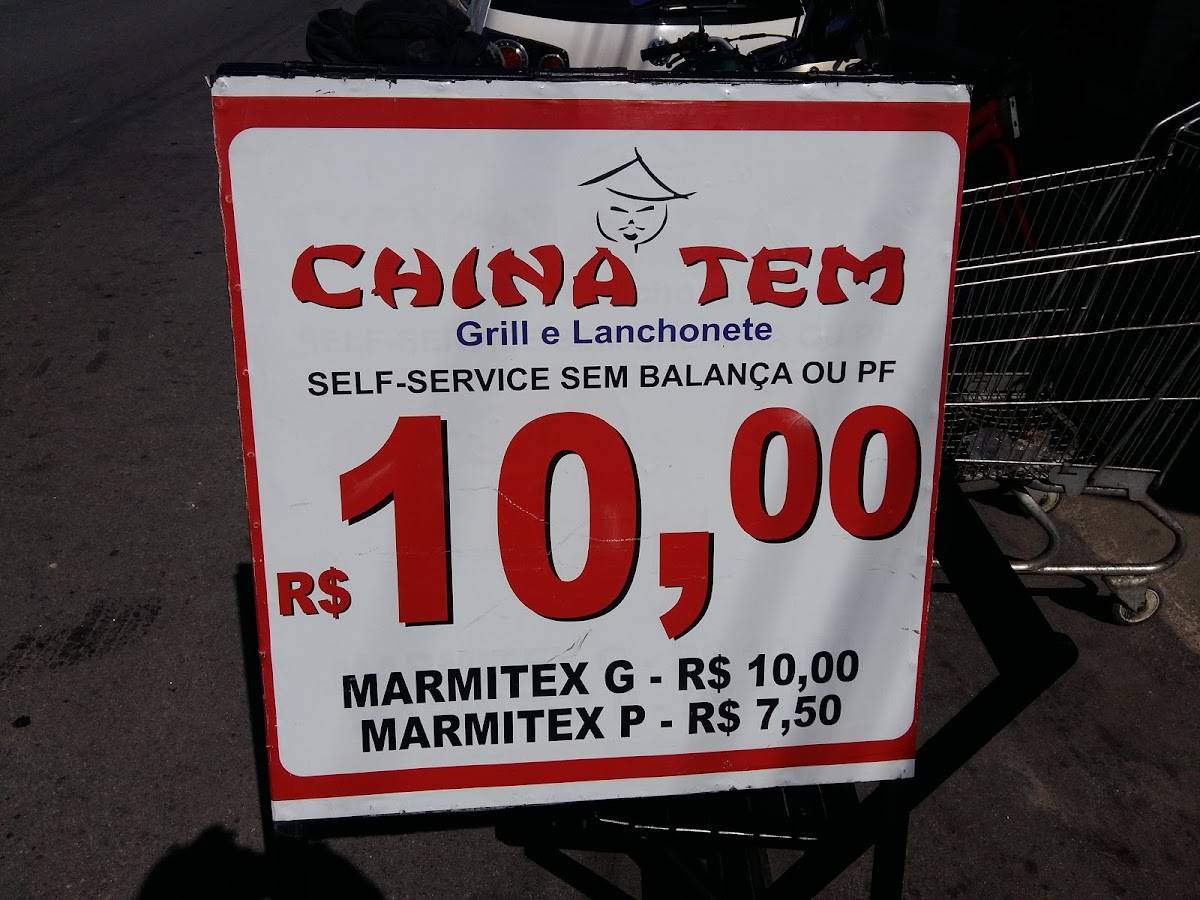 China Tem Restaurante cardápio