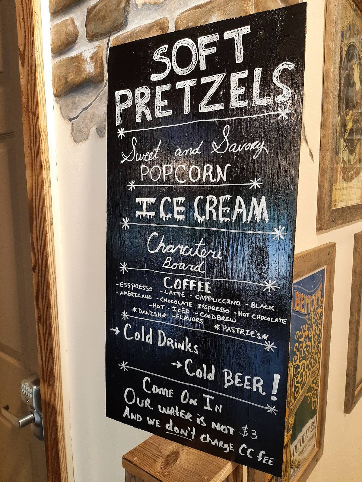 Menu at Christoff’s SeventySix Bavarian Biergarten restaurant, Helen