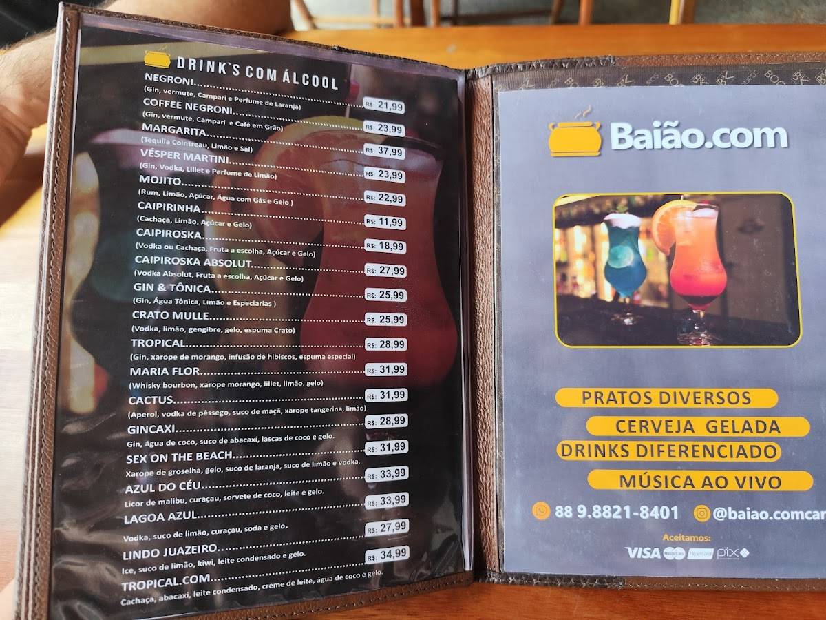 Churrascaria Baião cardápio