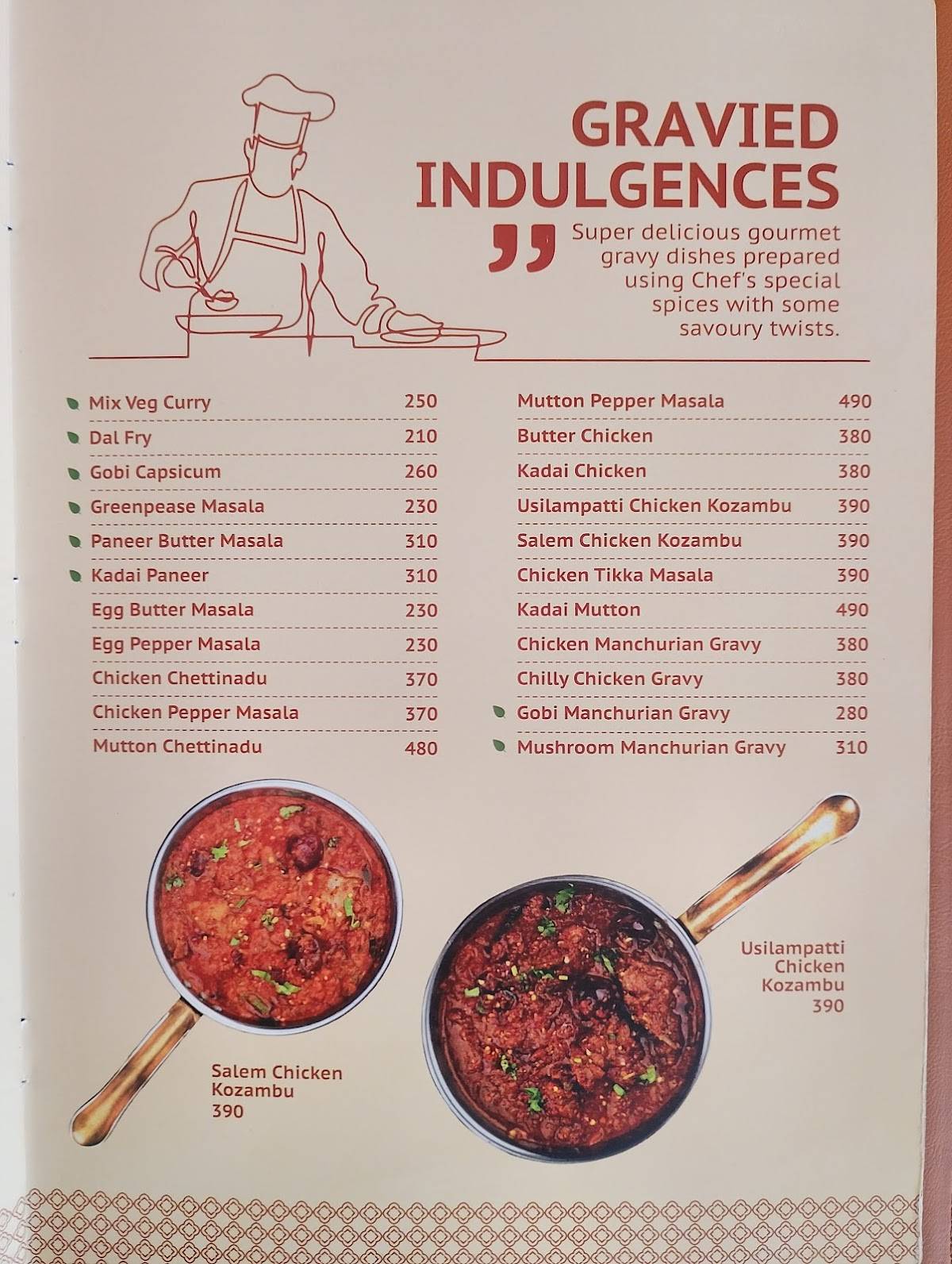 Copper Kitchen Porur menu