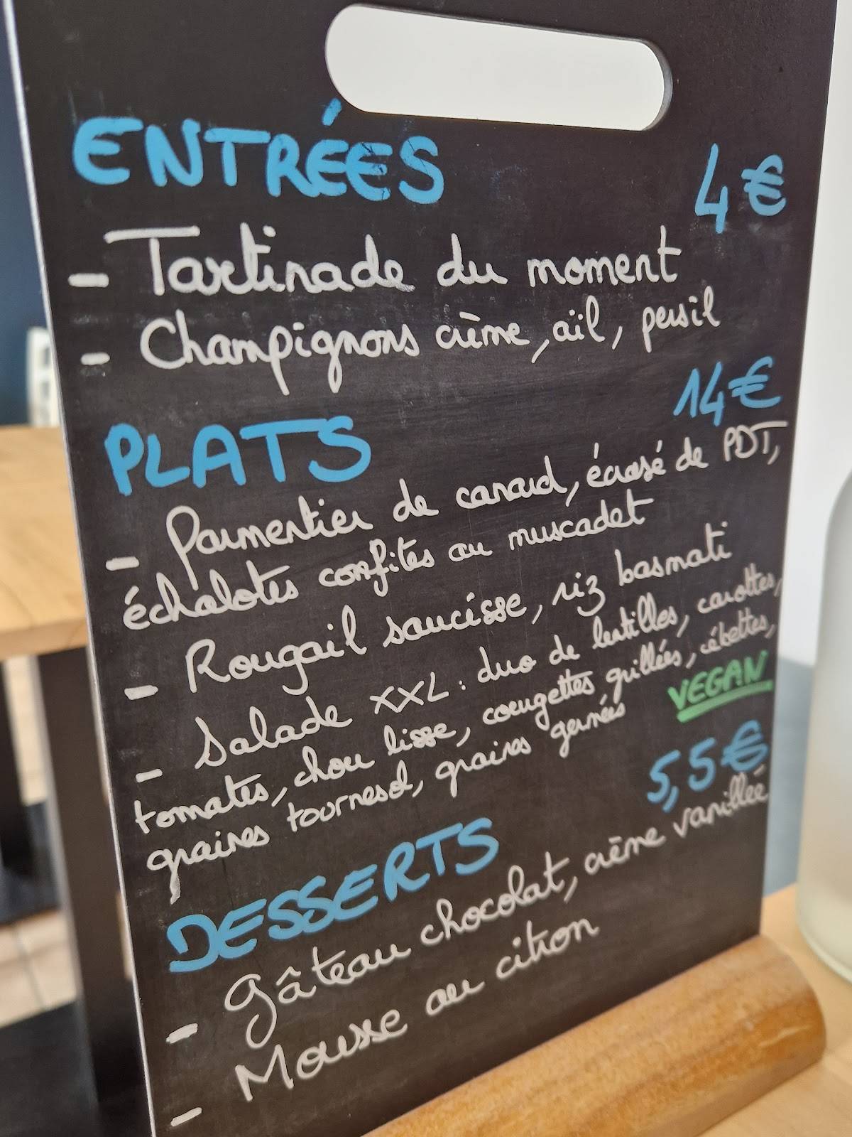 Menu de Court-Circuit