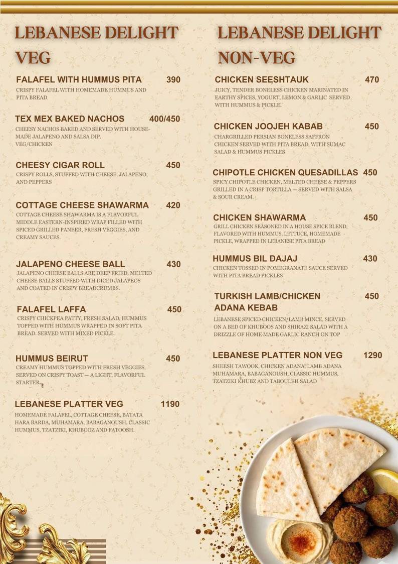 Curry Crown menu