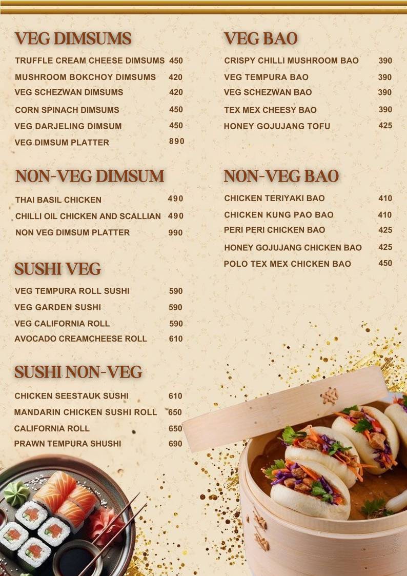 Curry Crown menu