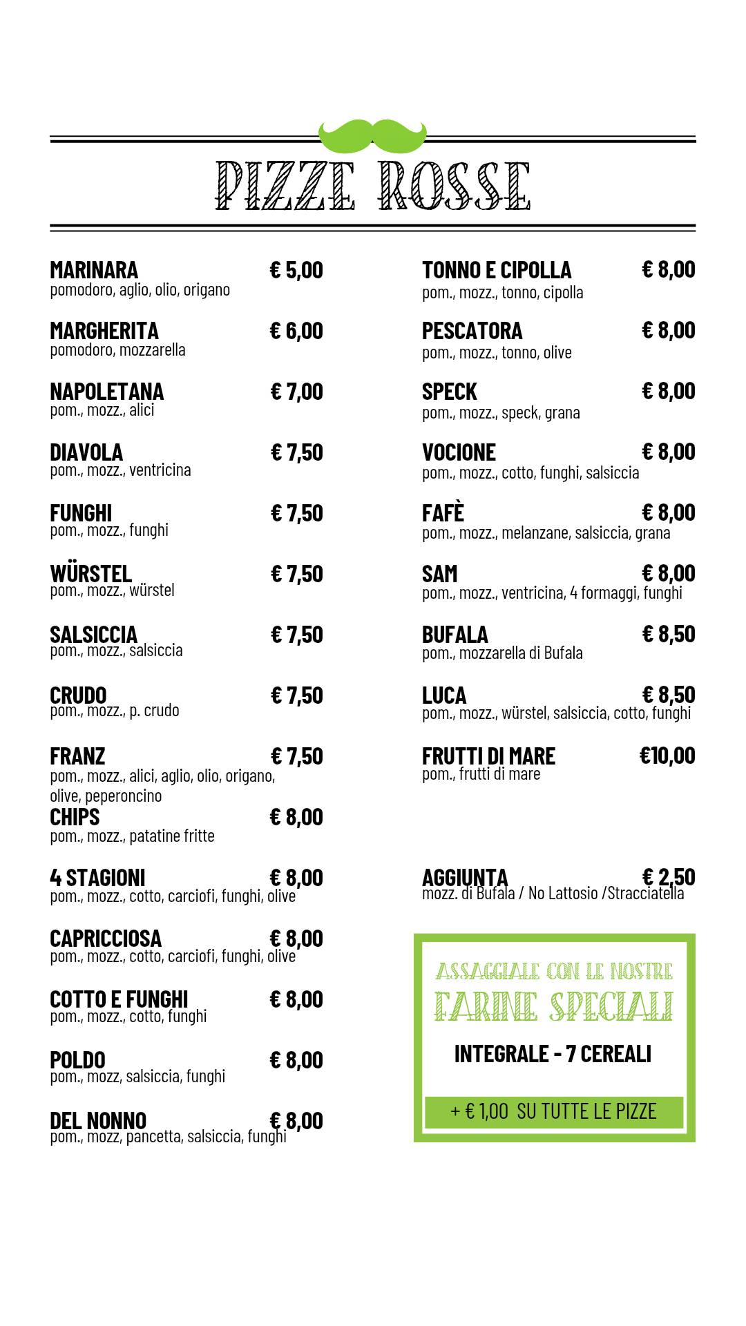 Menu di DON BASILICO - Chieti Scalo 