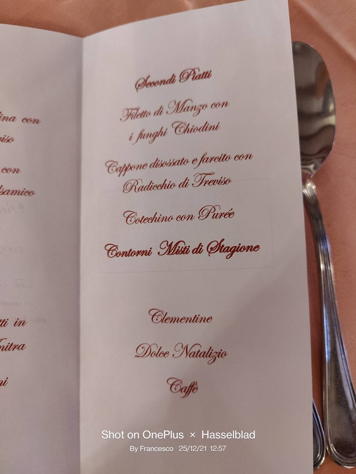 Menu di Da Dino 