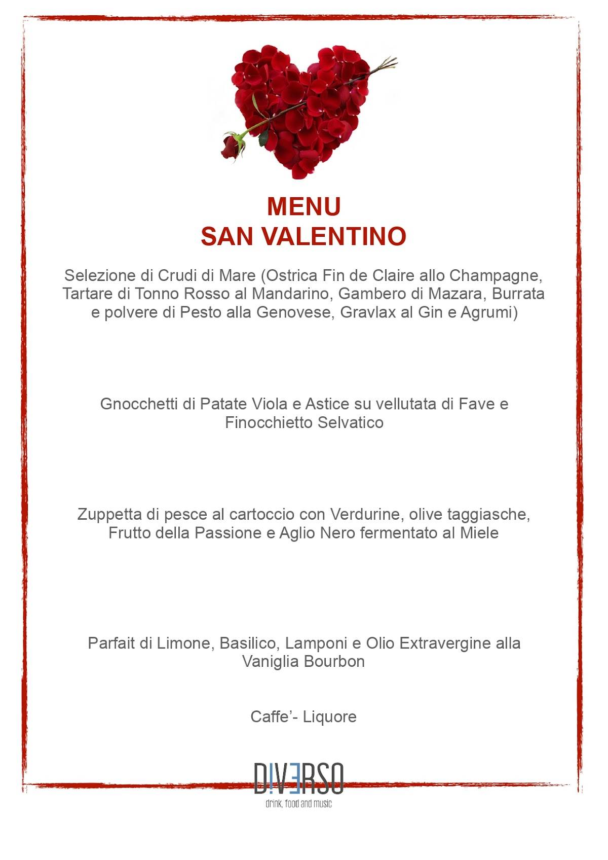 Menu di Diverso 