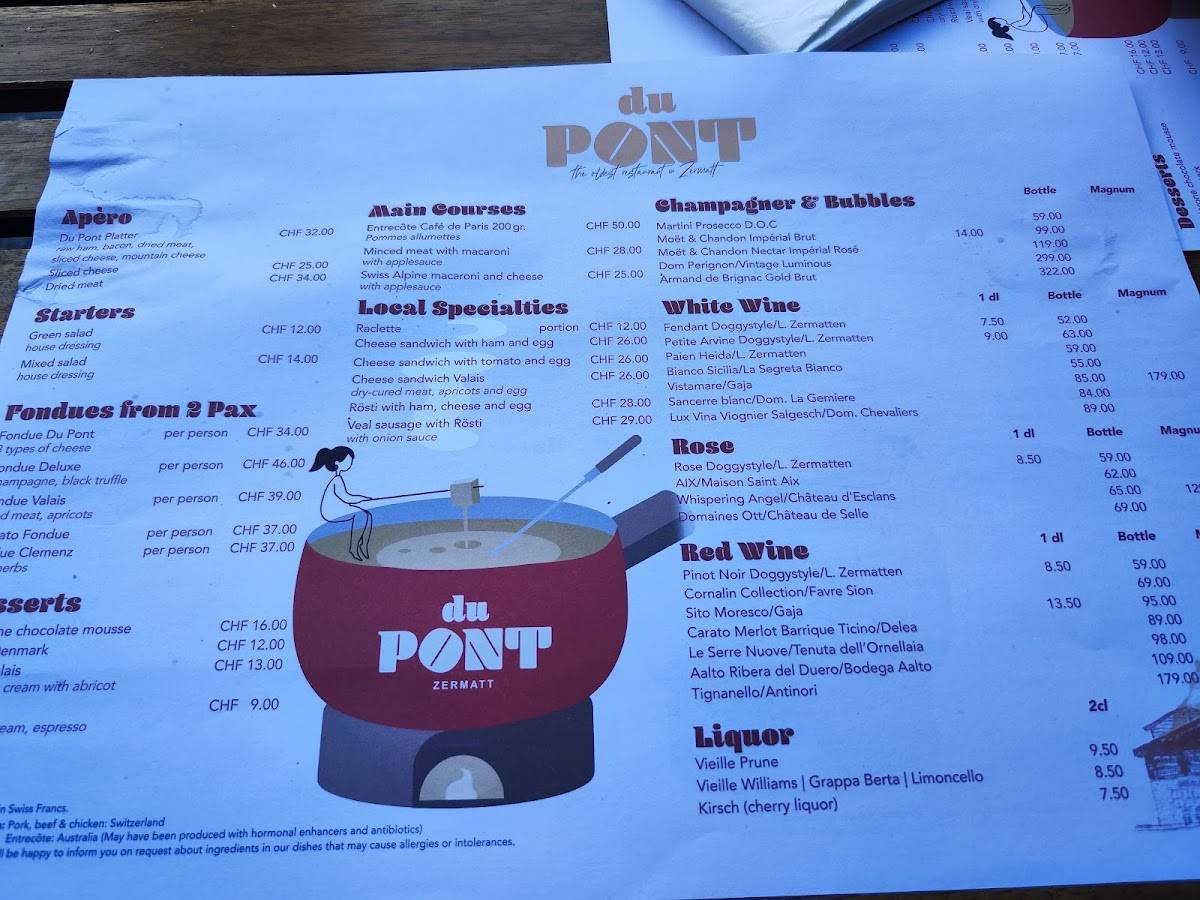 Menu di Du Pont 
