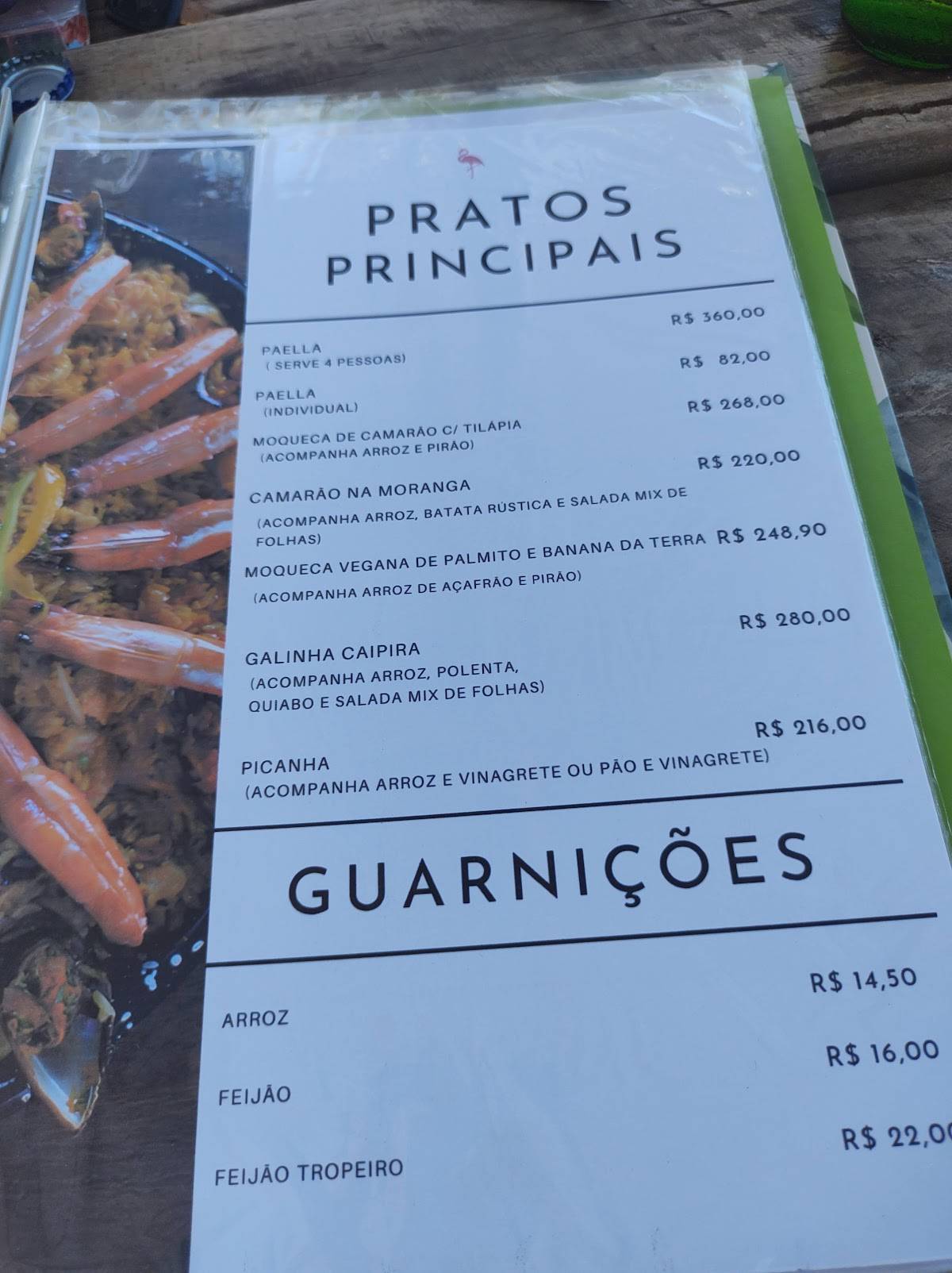 Espaço Isa Esplendor e Sabor cardápio
