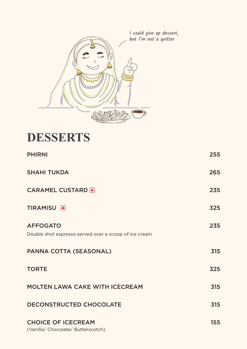 Feast India Co. Awadhi & Asian Restaurant menu
