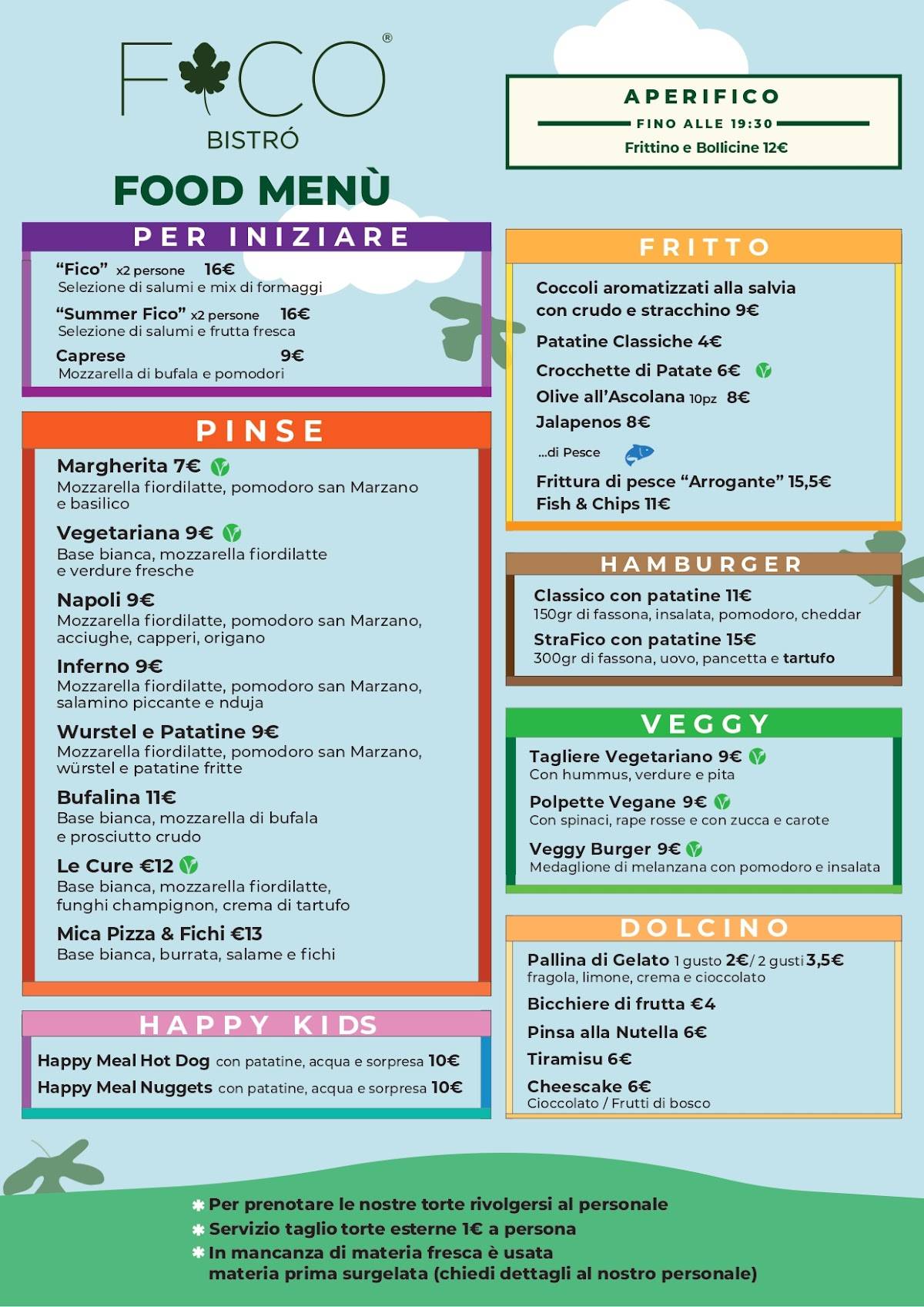 Menu di Fico Bistrò 