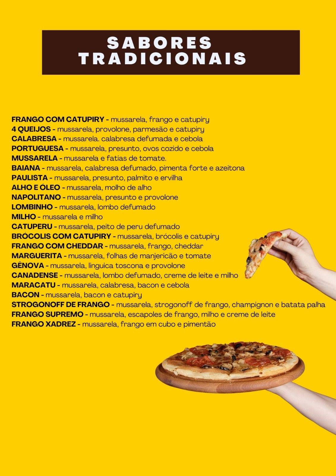 Fogazza Pizzaria cardápio