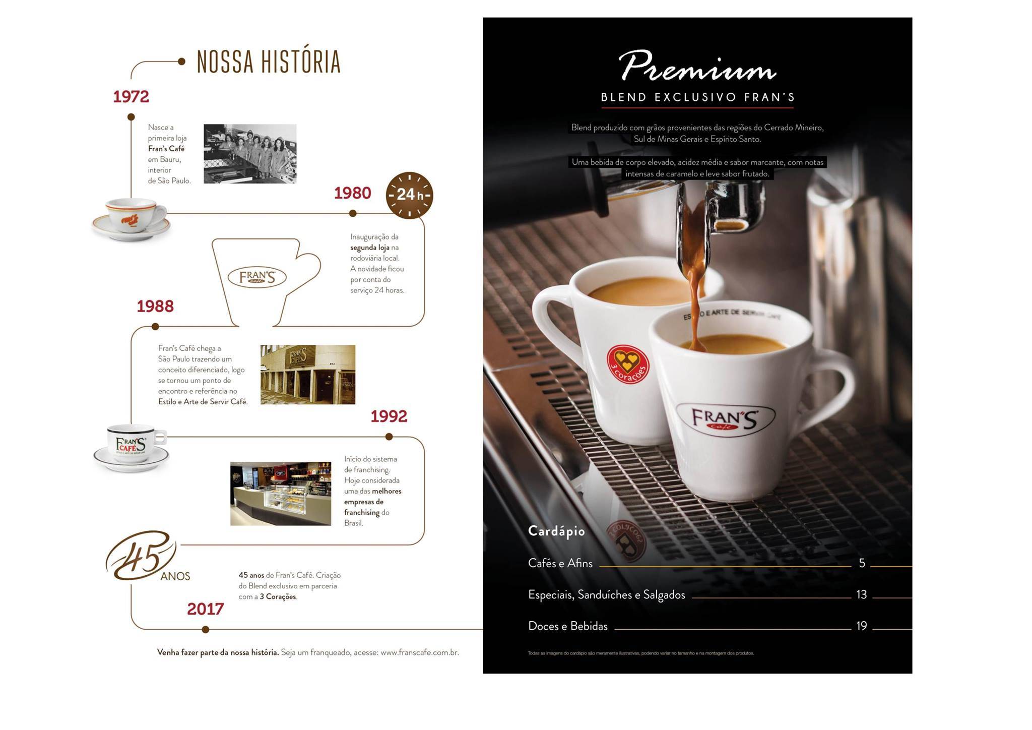 Frans Café Taguatinga cardápio