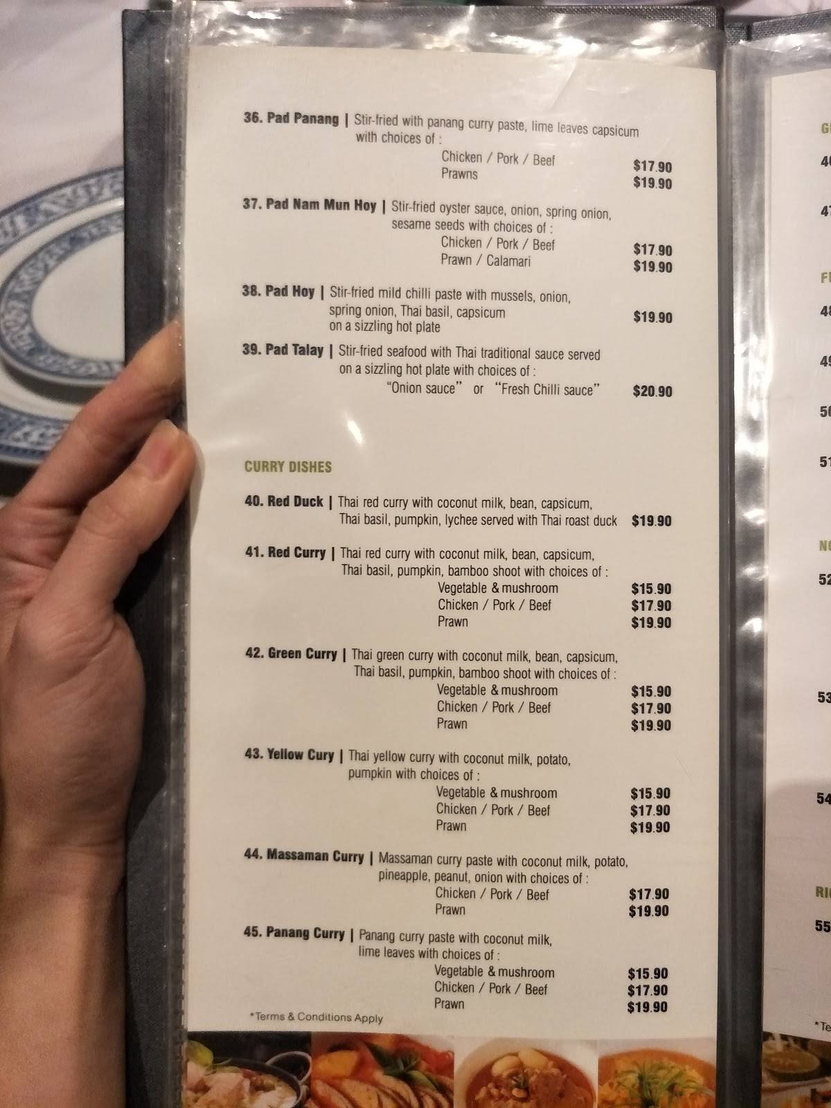 Menu at Fresh Chilli restaurant, Laverton