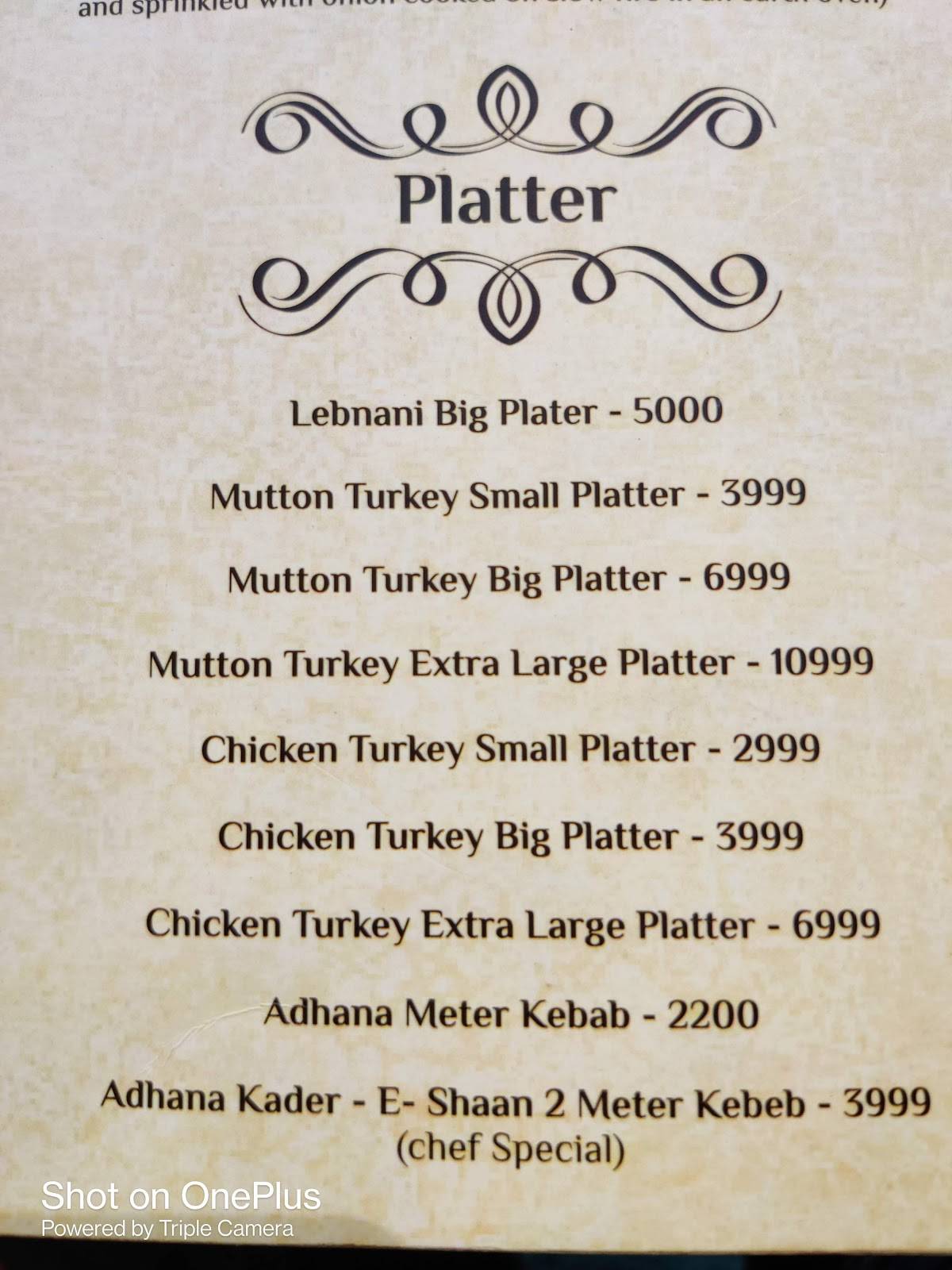 Menu at Gazebo Dhaba & Family Restaurant, Navi Mumbai