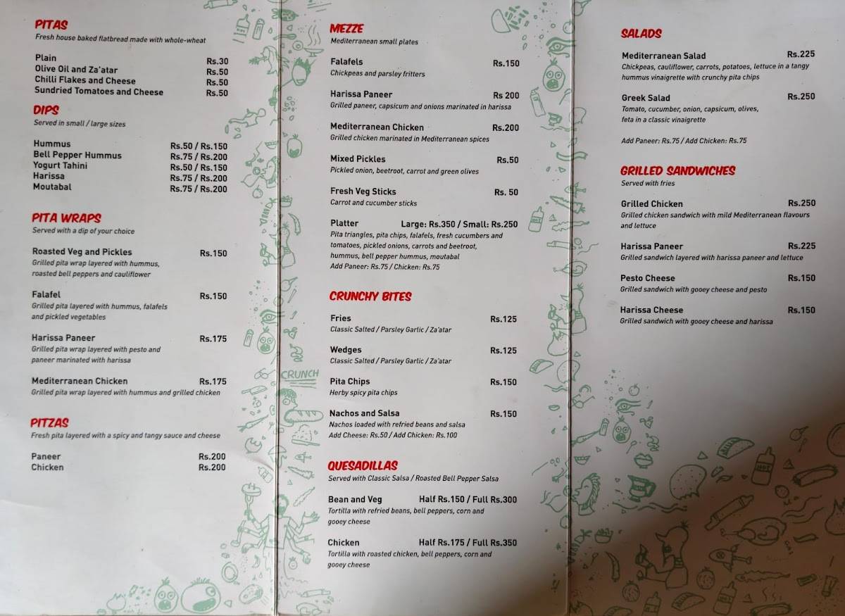 Gobbelin Kitchen and Cafe menu