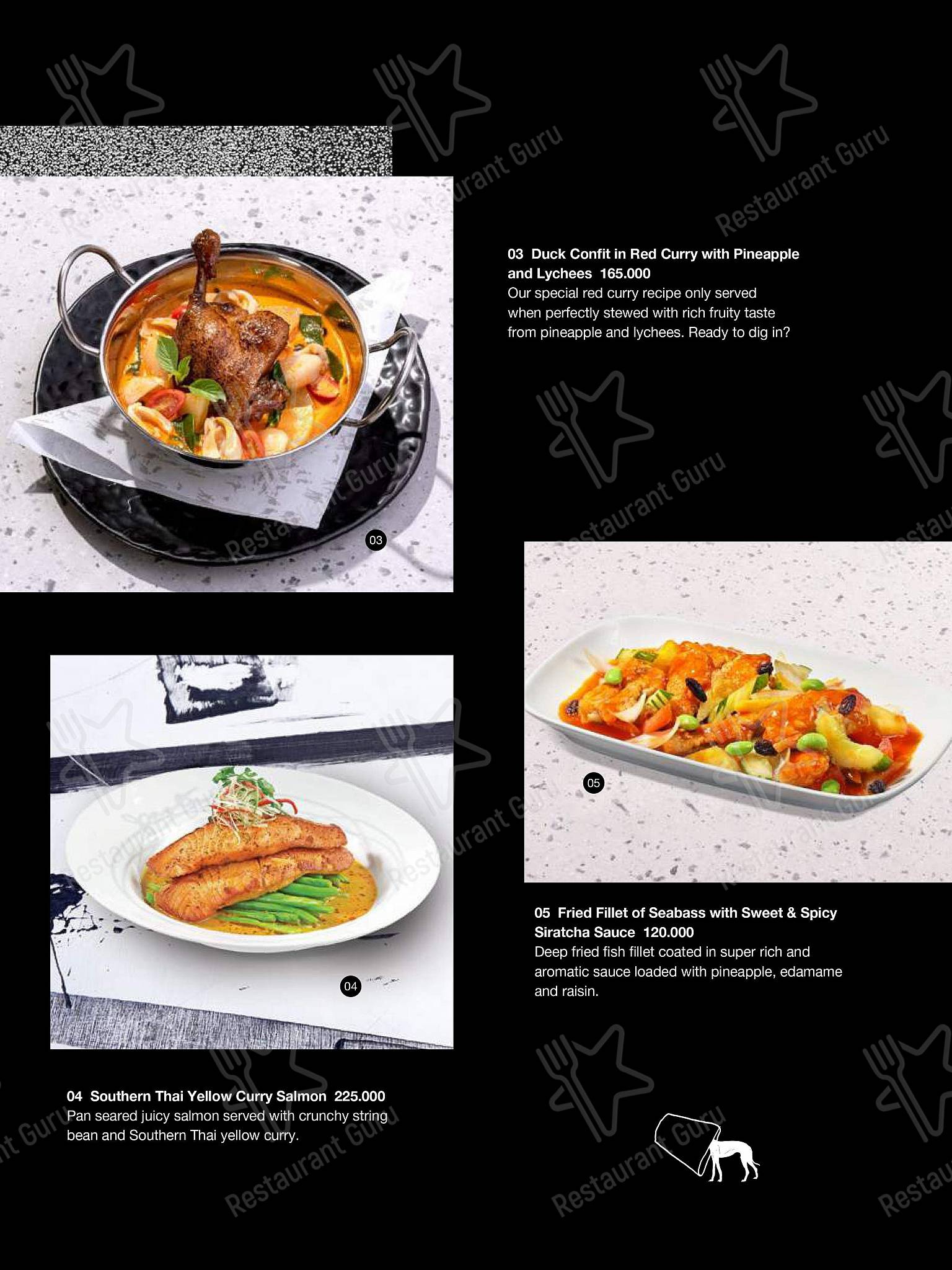 Greyhound Cafe Menteng menu