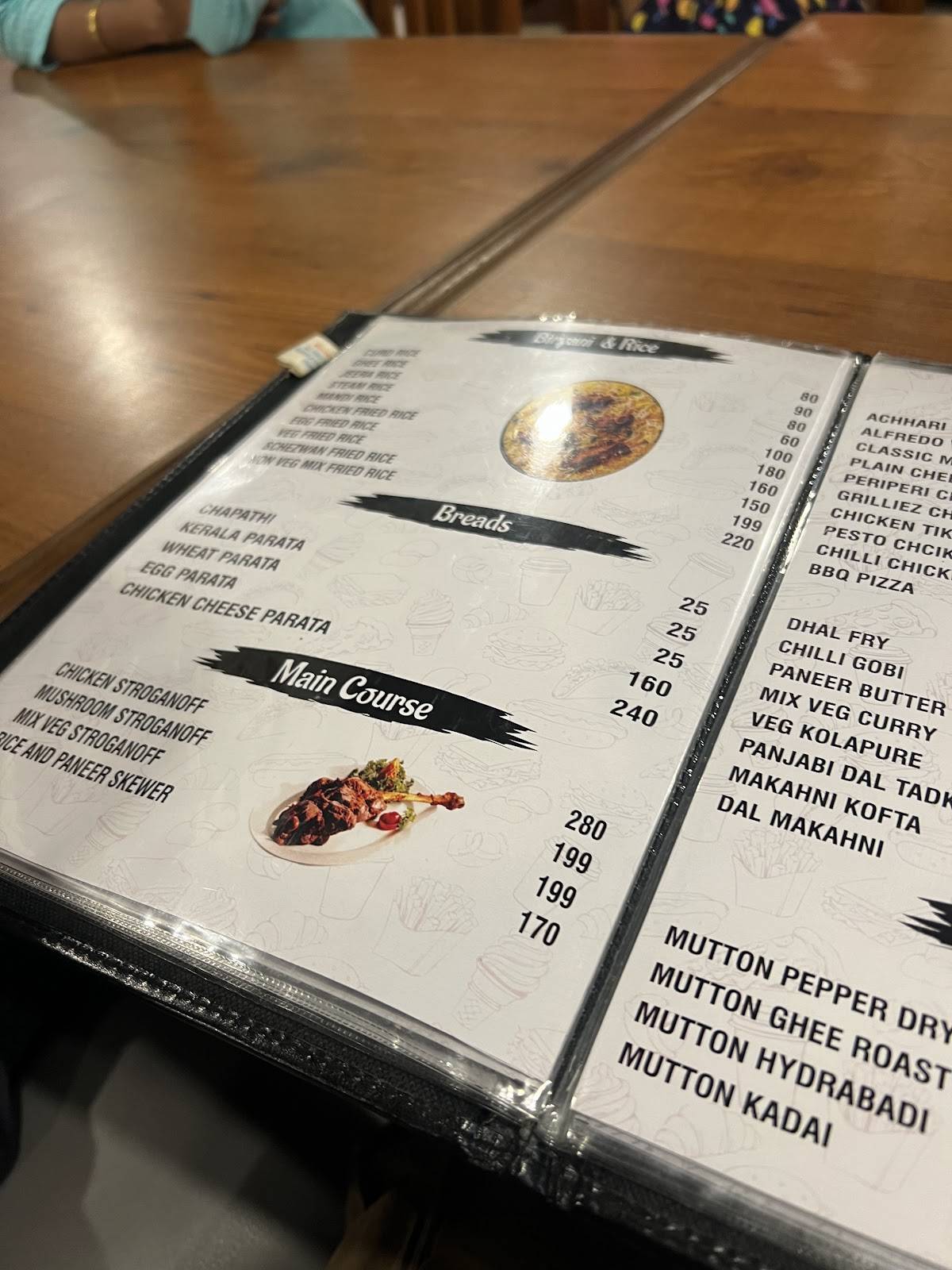 Grilliez menu