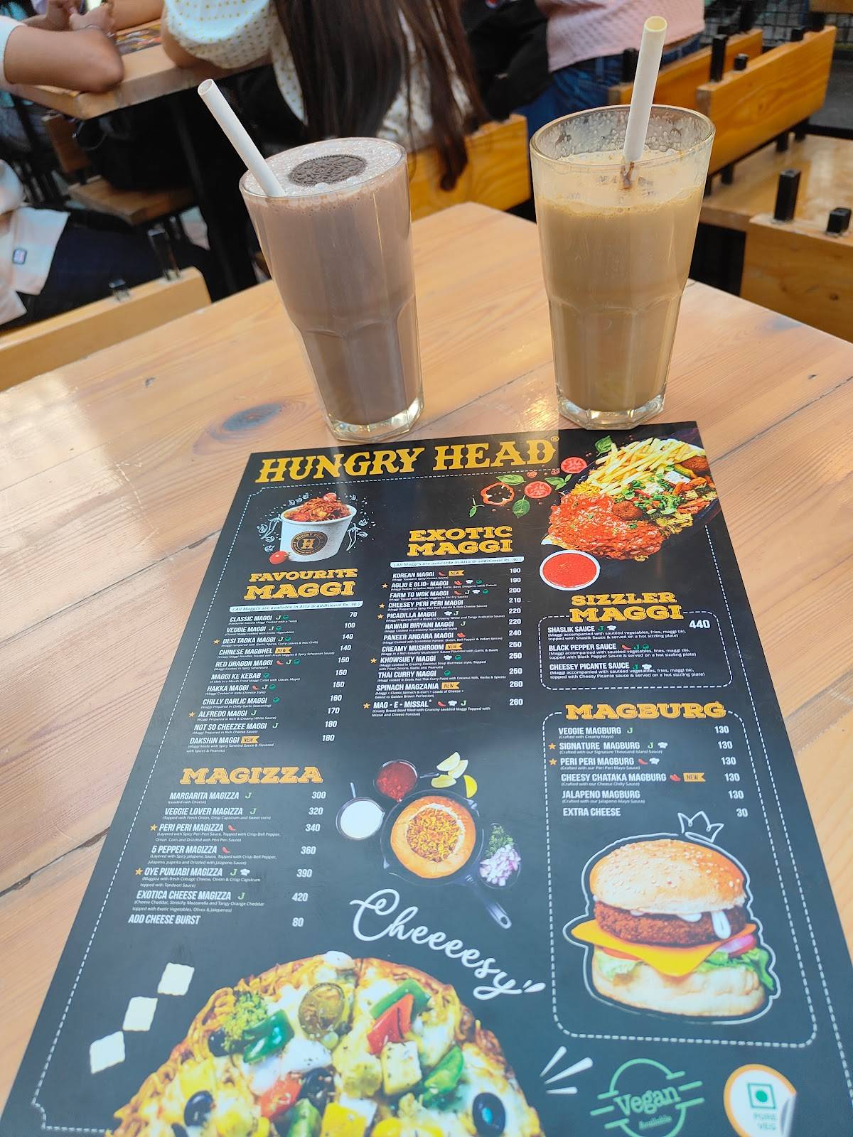 HUNGRY HEAD menu