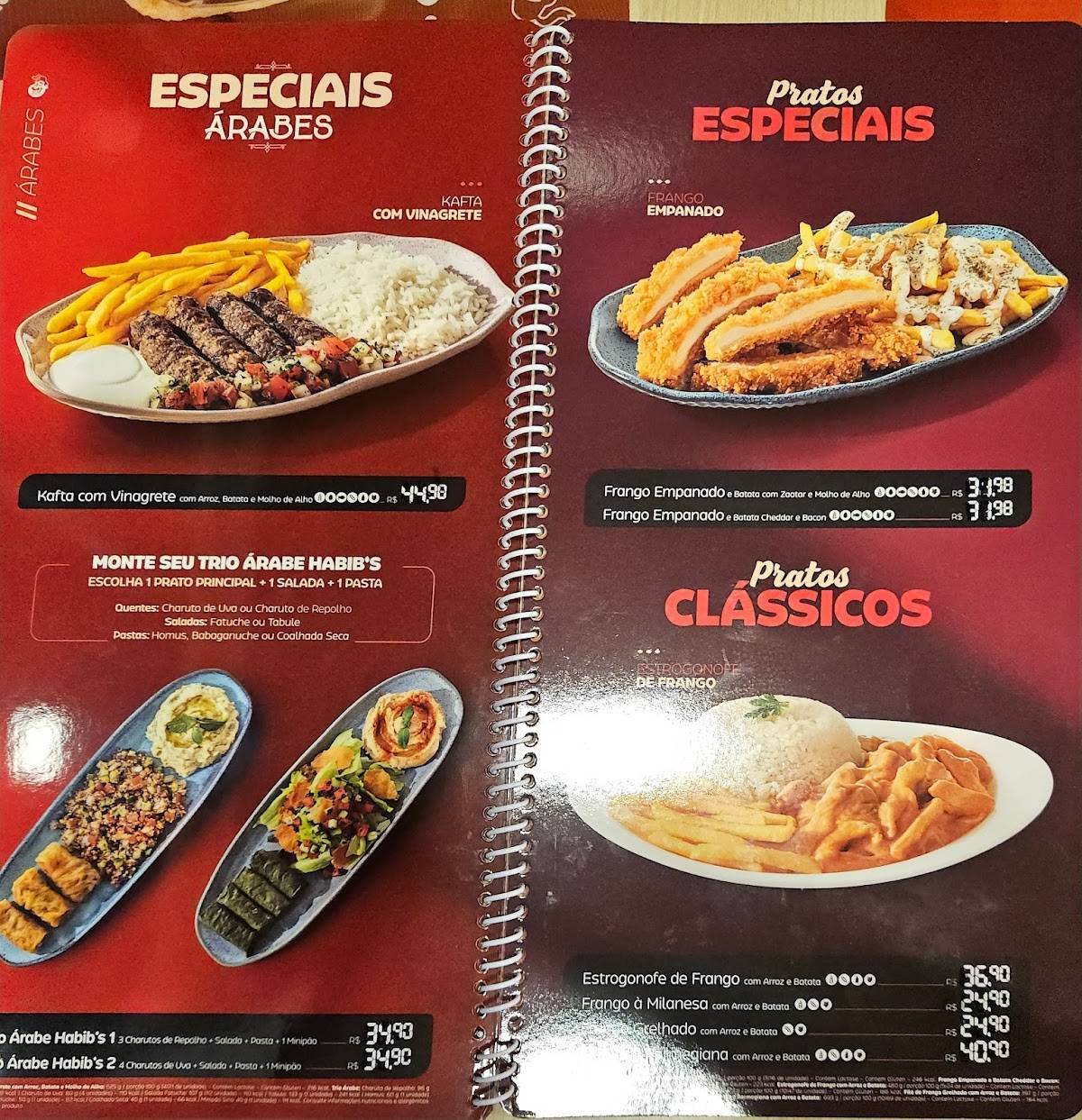 Habib's Blumenau cardápio