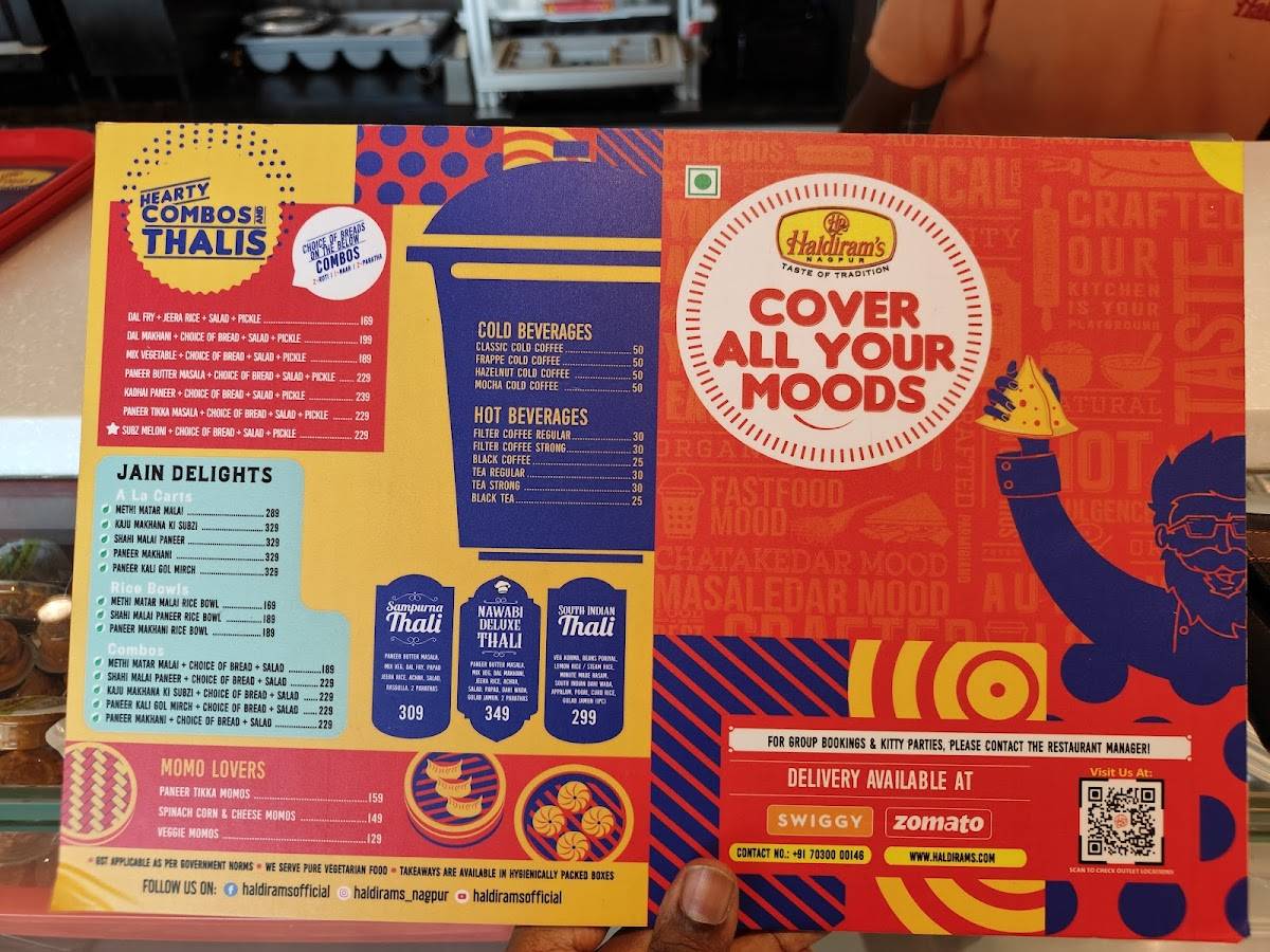 Haldiram's menu