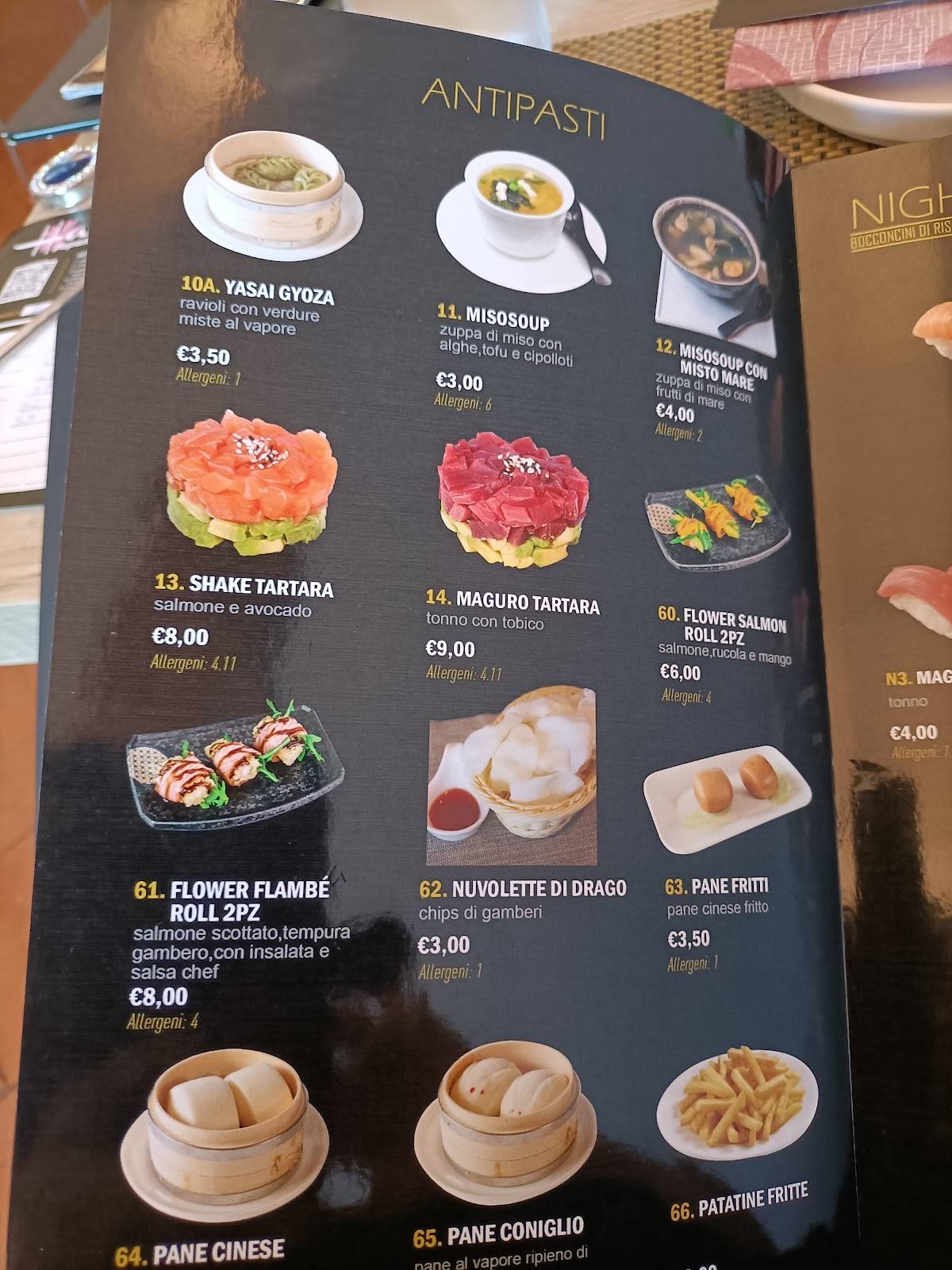 Menu di Hanami 