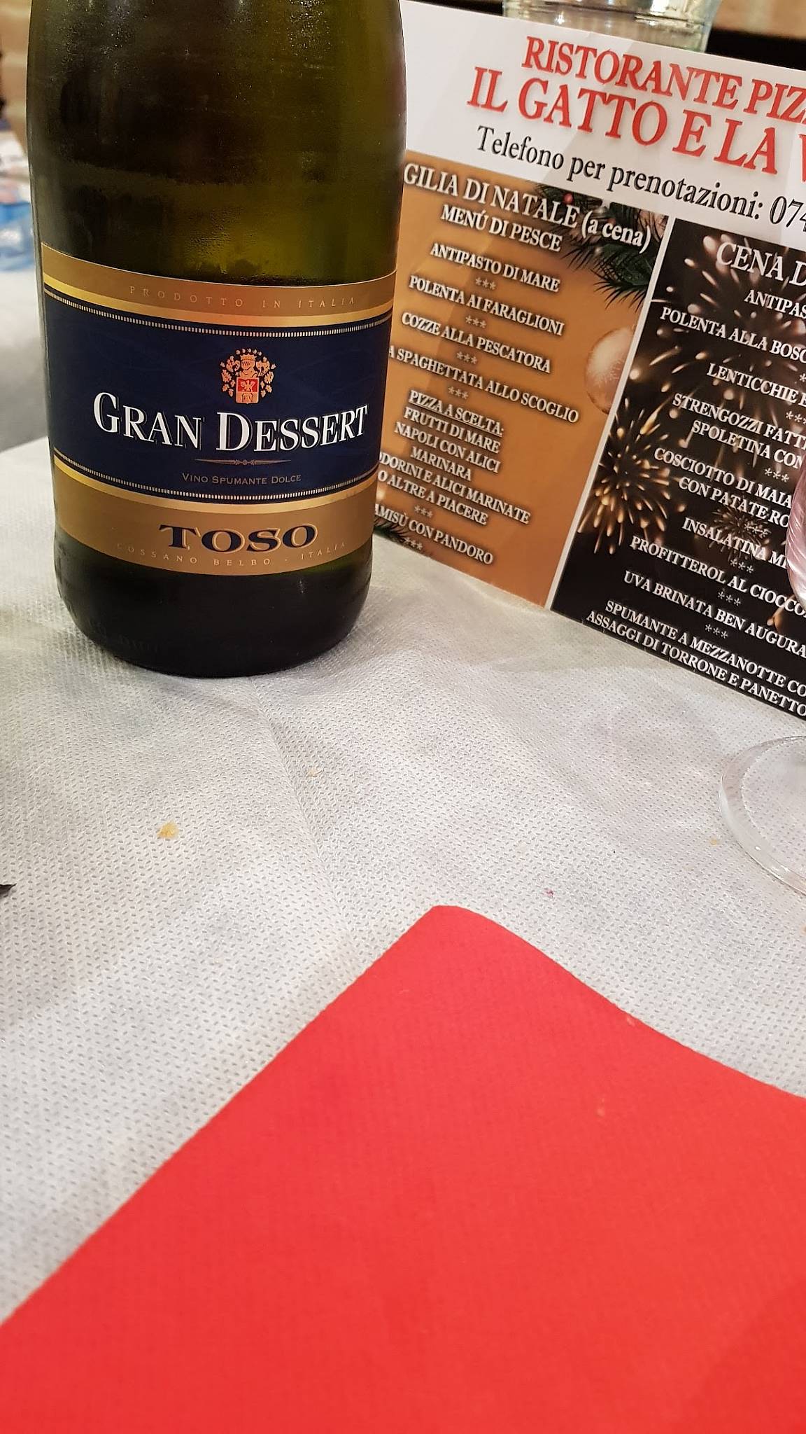 Menu di Il Gatto E La Volpe 