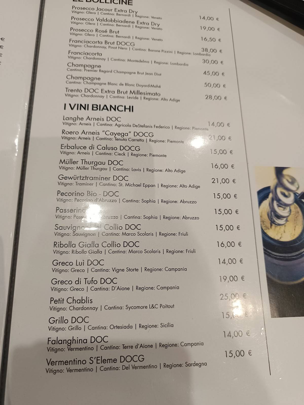 Menu di Il Pacchero 