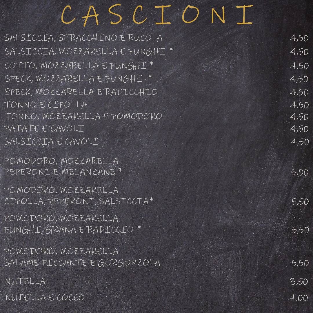 Menu di Il Piadinaro Di Felisi Gaetana 