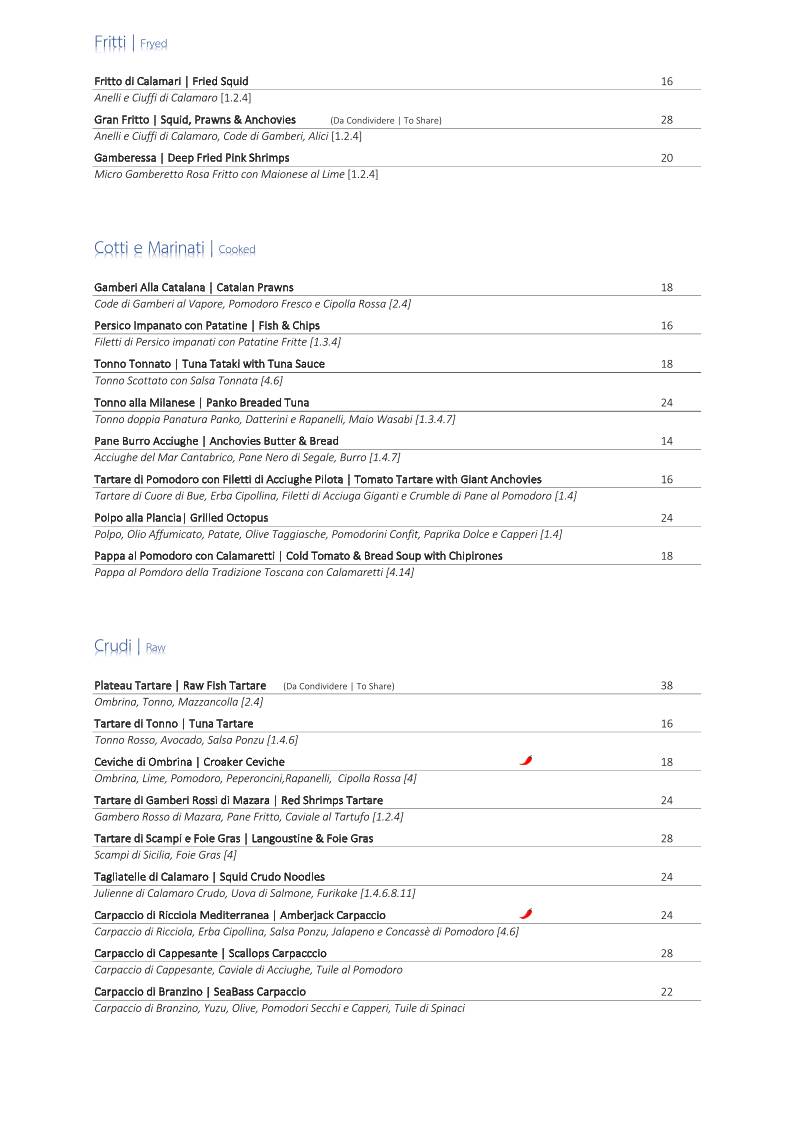 Menu di Ittico Fish Bar 