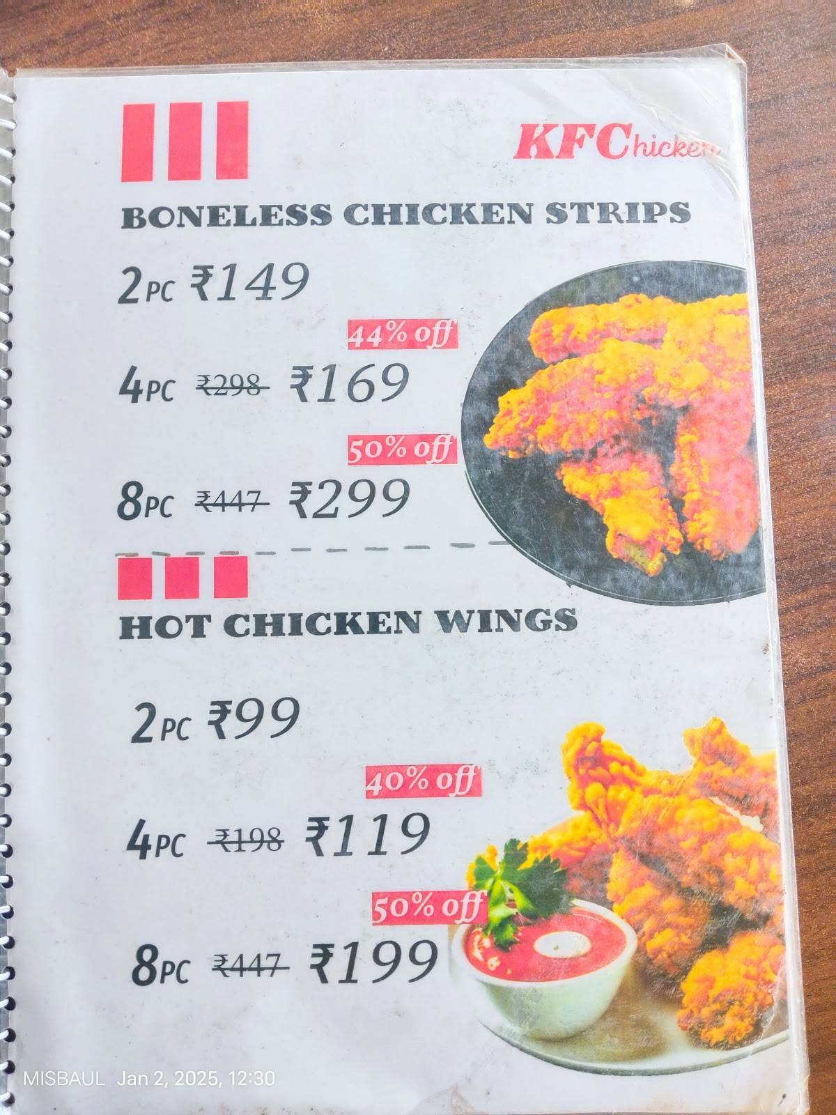 KFChicken menu