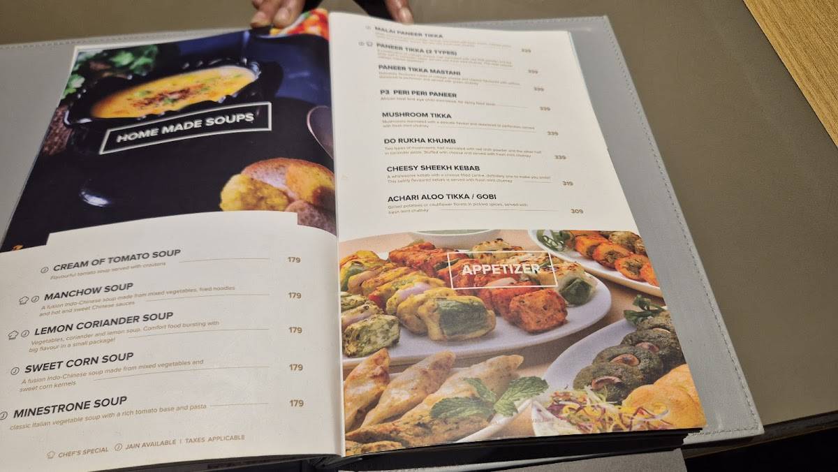 Kailash Parbat- Pure Vegetarian Restaurant menu