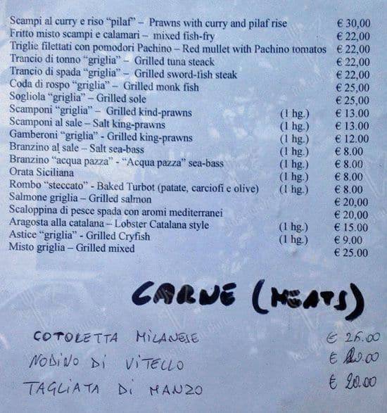 Menu di Osteria La Risacca 6 