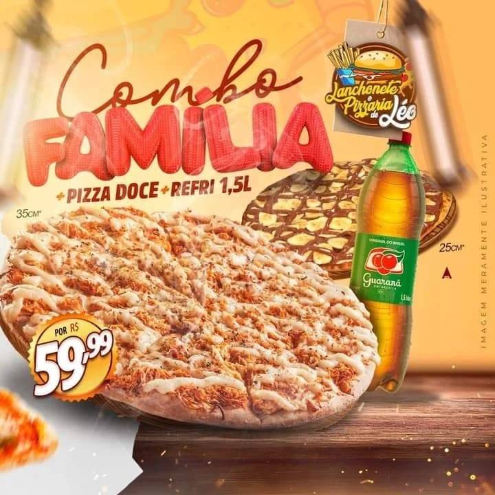 Lanchonete pizzaria do leo cardápio