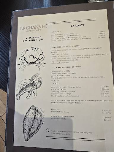 Menu de LE CHANNEL
