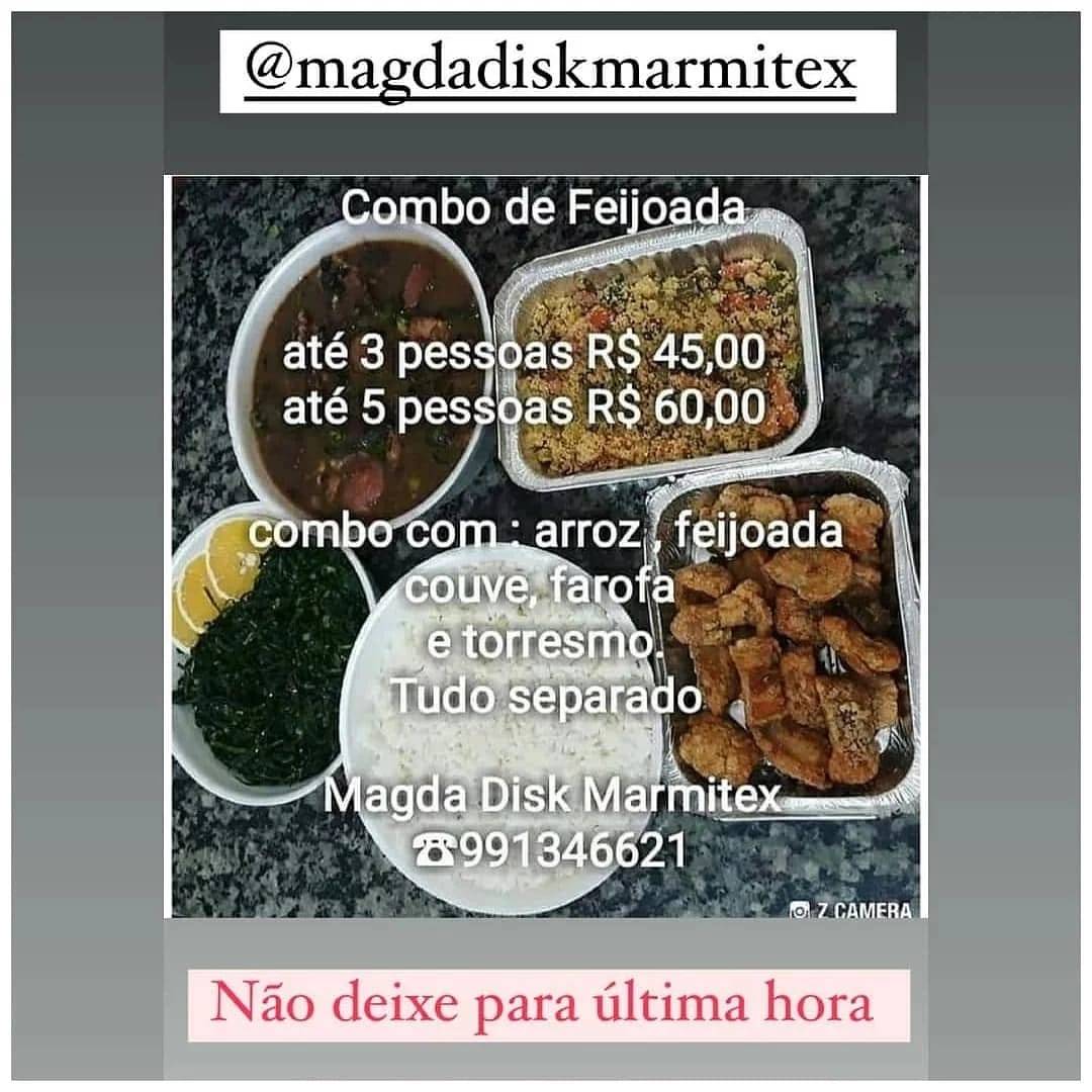 Magda Disk Marmitex Prato Quente cardápio