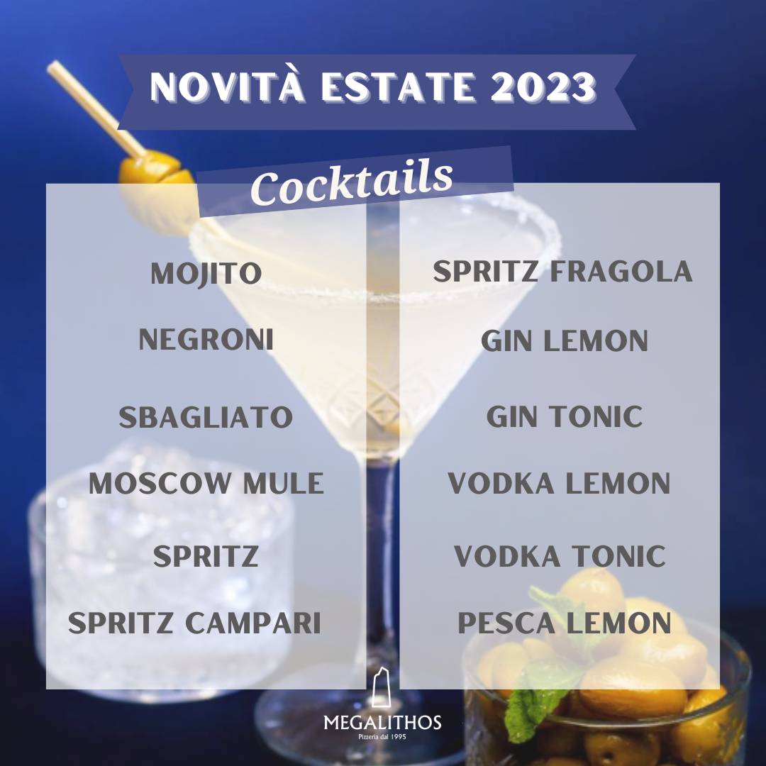Menu di Megalithos - Pizzeria Pizzoleria 
