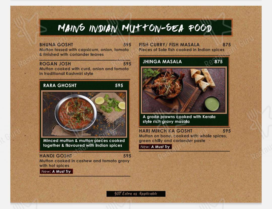 Melting Pot Restaurant by Hotel Harmony Inn menu