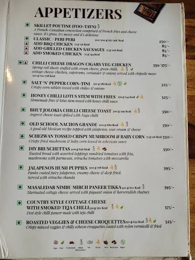 Mocha Gandhinagar menu