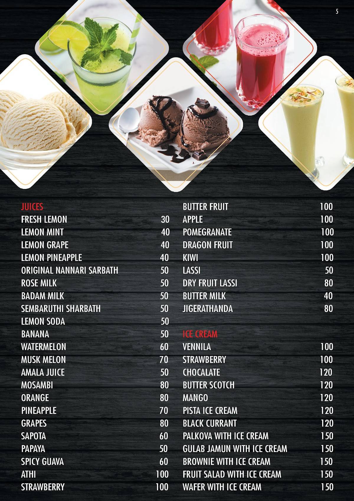 Menu at NILA SWEETS & BAKERY & Family Restaurant, Tenkasi