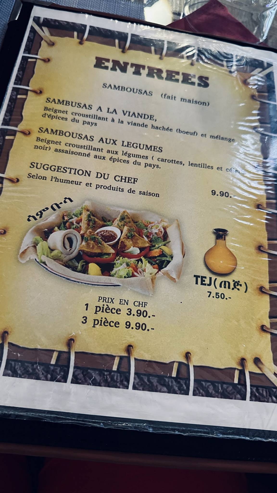 Menu di Restaurant Nyala Barka 