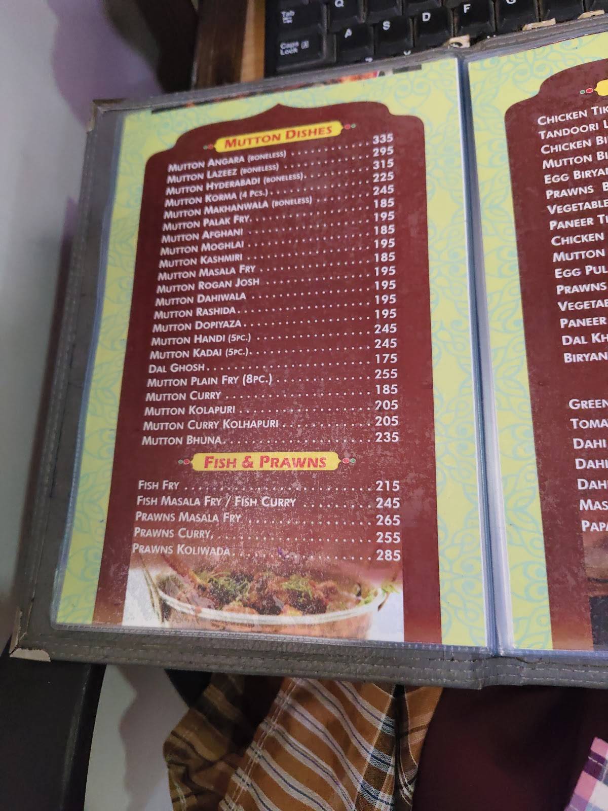 New Apollo Restuarant menu
