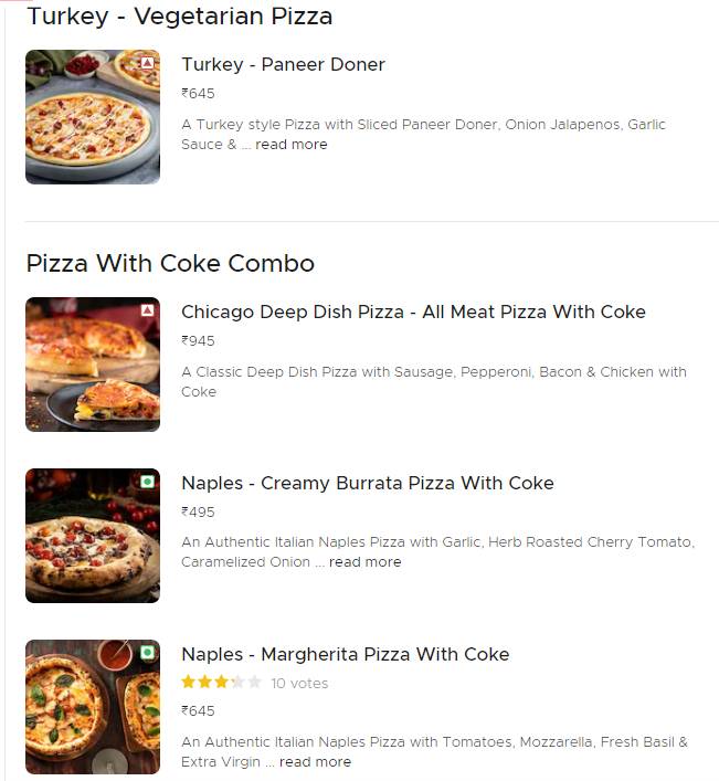 ENSO - Sourdough Pizza by Nomad - Malviya Nagar menu