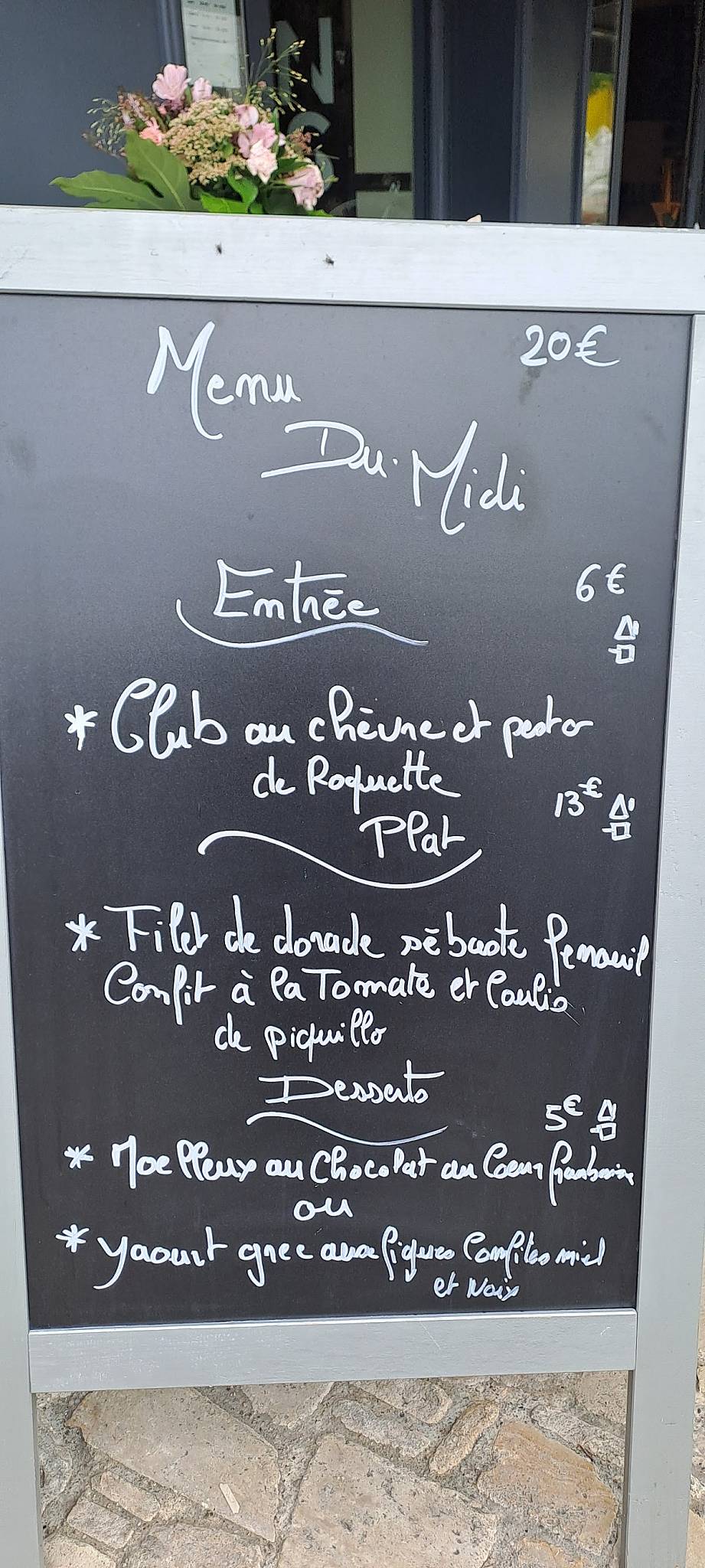 Menu de Restaurant NordSud