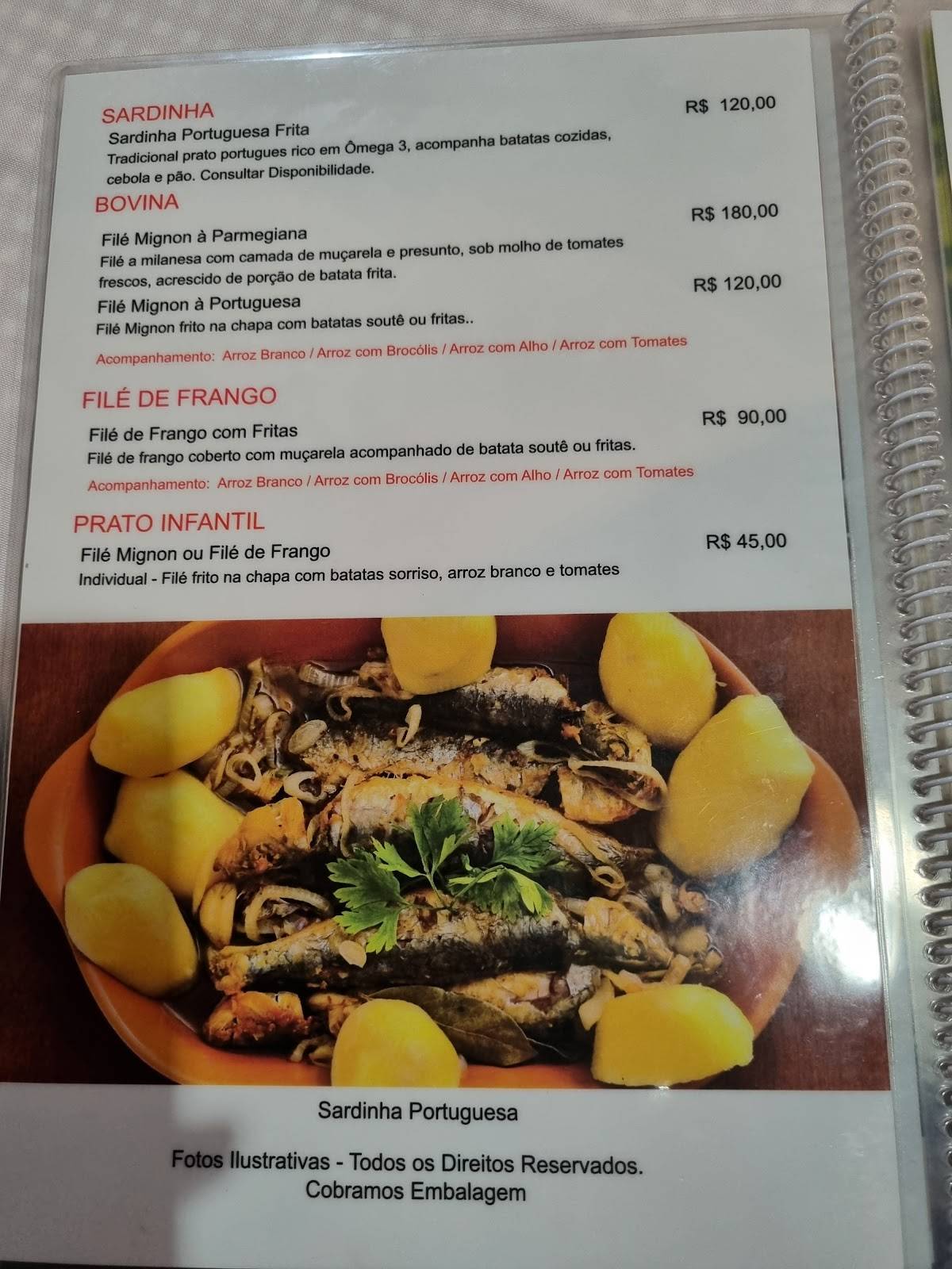 Obelisque Bar e Restaurante cardápio