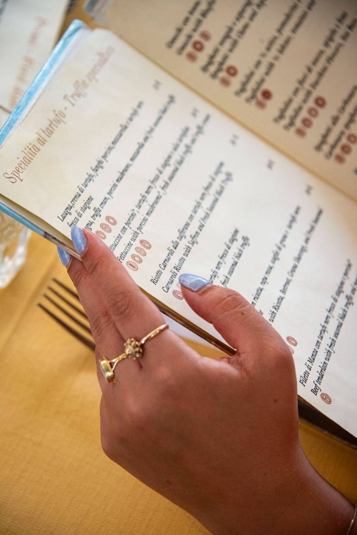 Menu di Osteria Barberini 