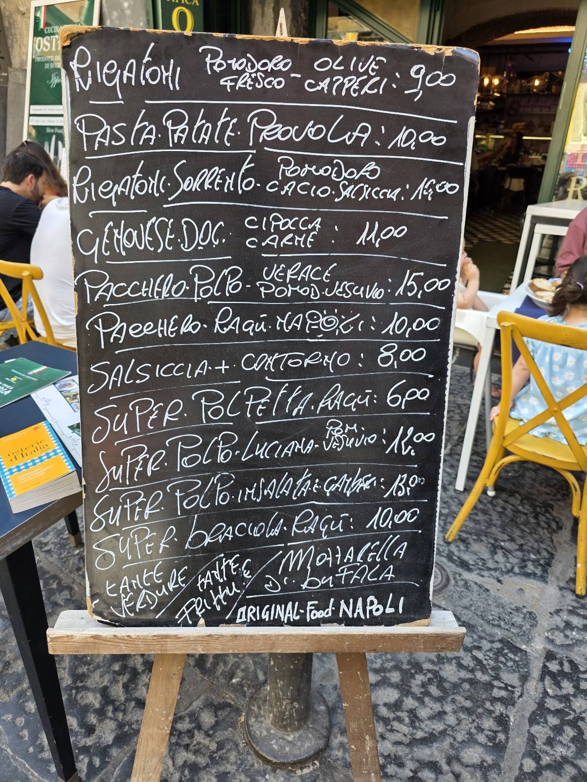 Menu di Osteria Ippolito 