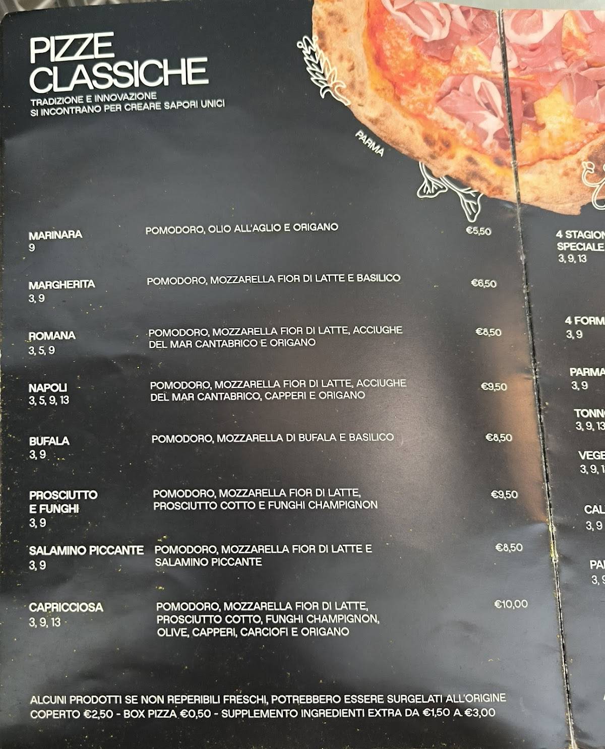 Menu di Ristorante Pizzeria Il Glicine 