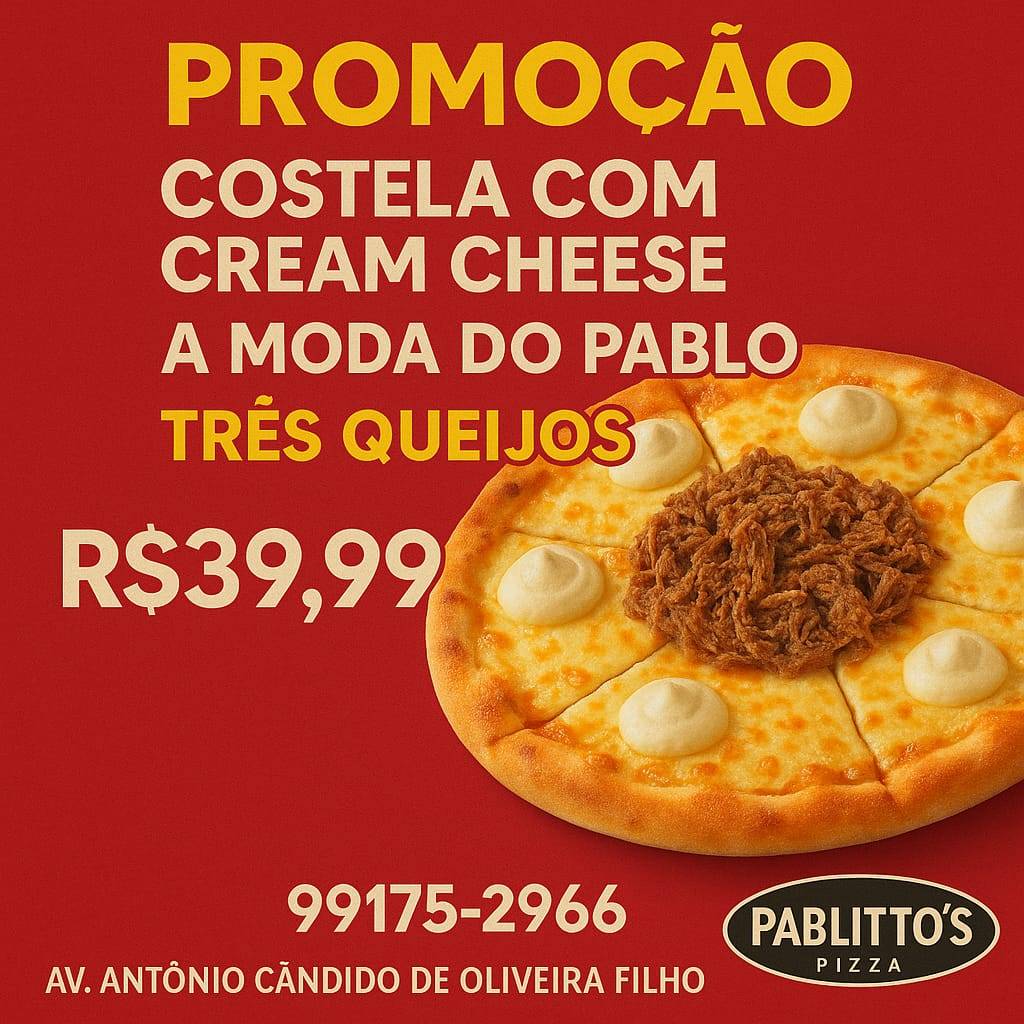 Pablitto's Pizza cardápio
