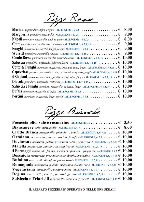 Menu di PiPè 