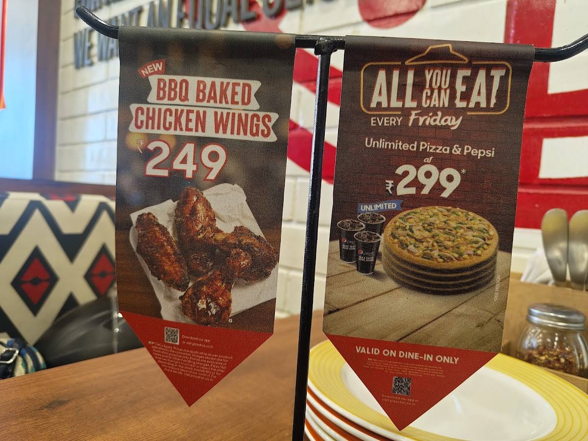 Pizza Hut menu